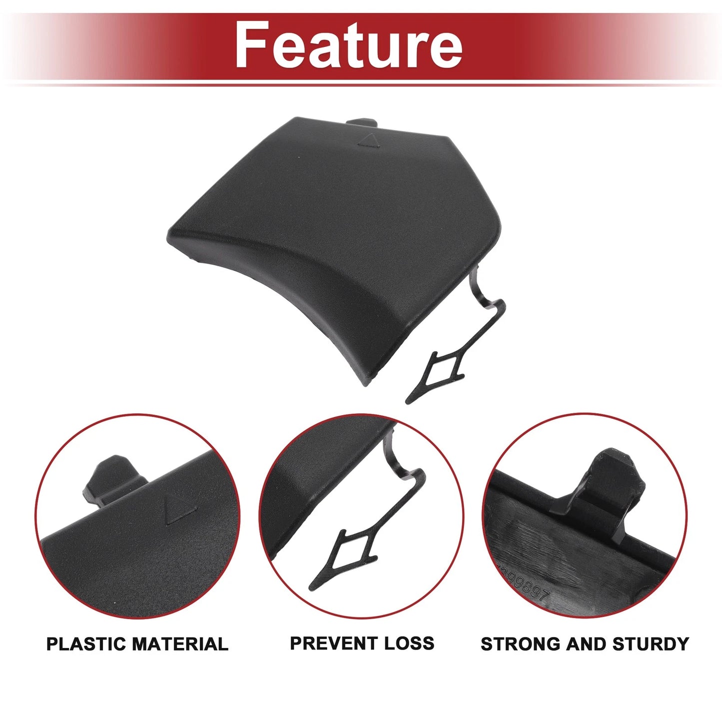 Tow Hook Cover Cap for BMW X3 G01 G08 (2018–2023) No.51119477665