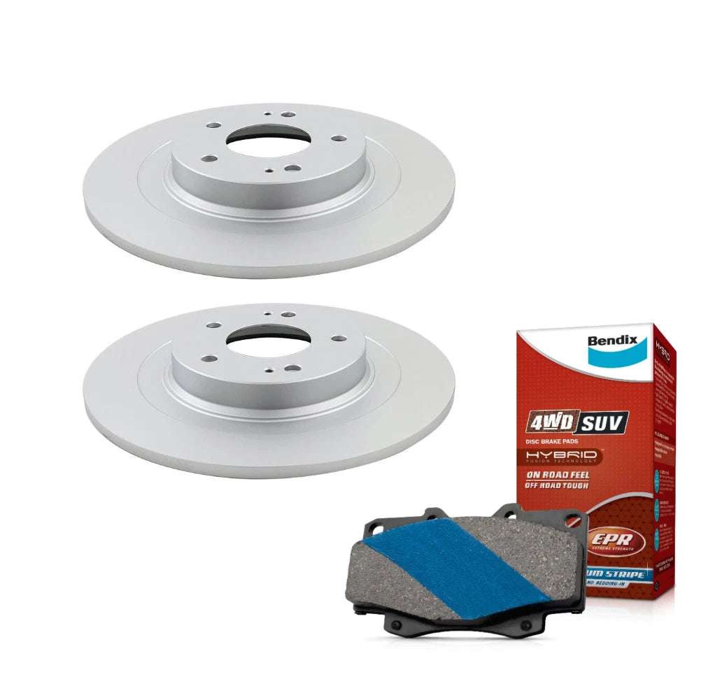Rear Brake Pads and Rotors for Mitsubishi Outlander (2003–2006)