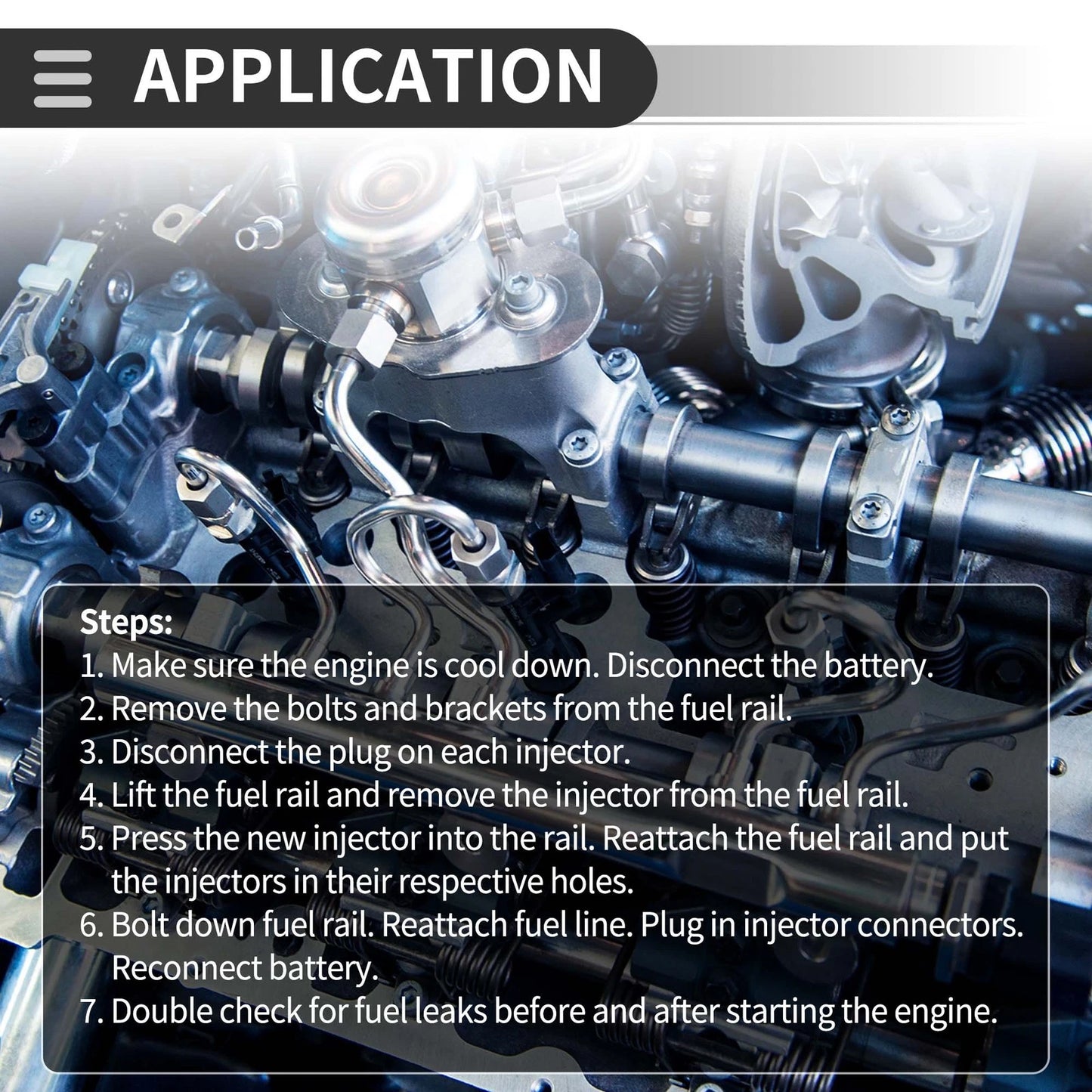 Fuel Injector No. 13647639994 for BMW X5 35i 3.0 (2014–2016)