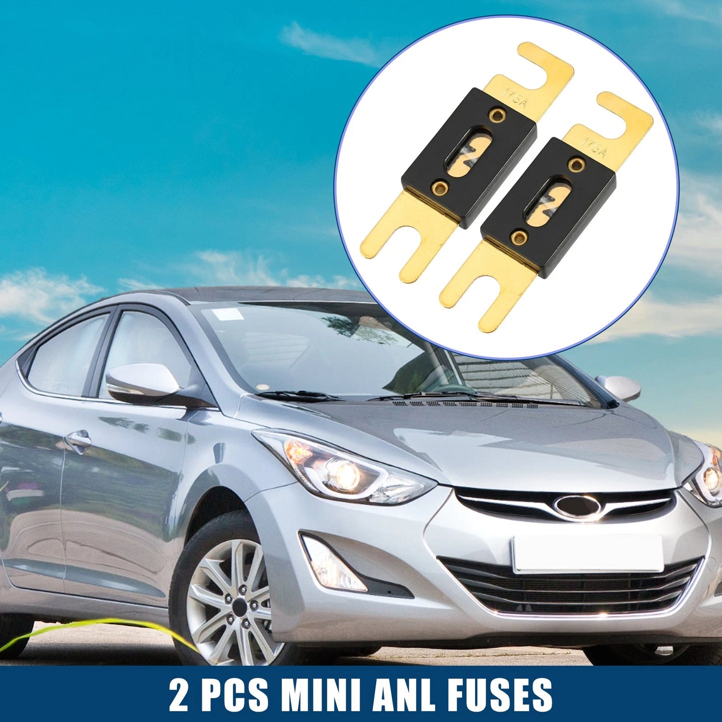 2X Mini ANL Fuse 175A for Car Motorcycle Boat (Universal)