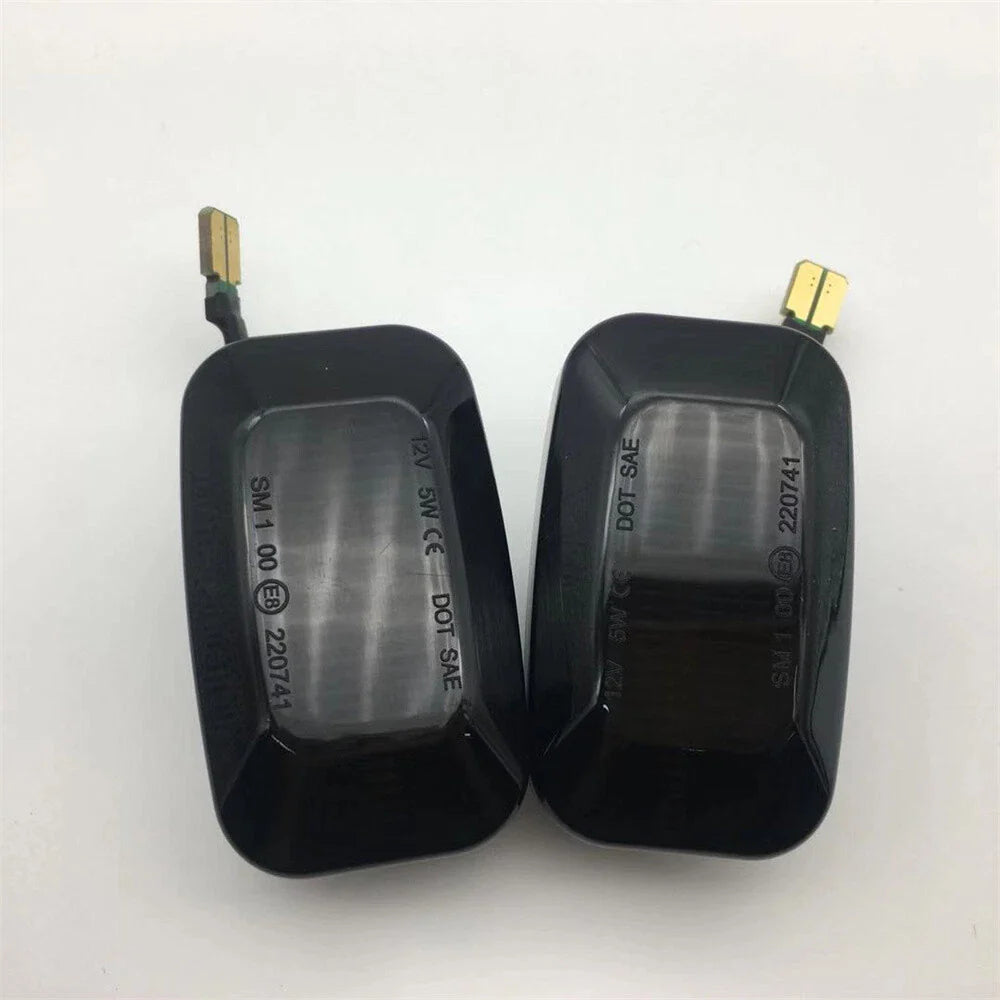 Amber Flowing LED Side Indicator Lights for Toyota Hilux, Corolla, Prius, Camry (2007-2023)