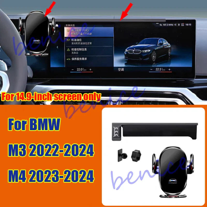 Car Cell Phone Holder Stand Mount Clip for BMW M3/M4