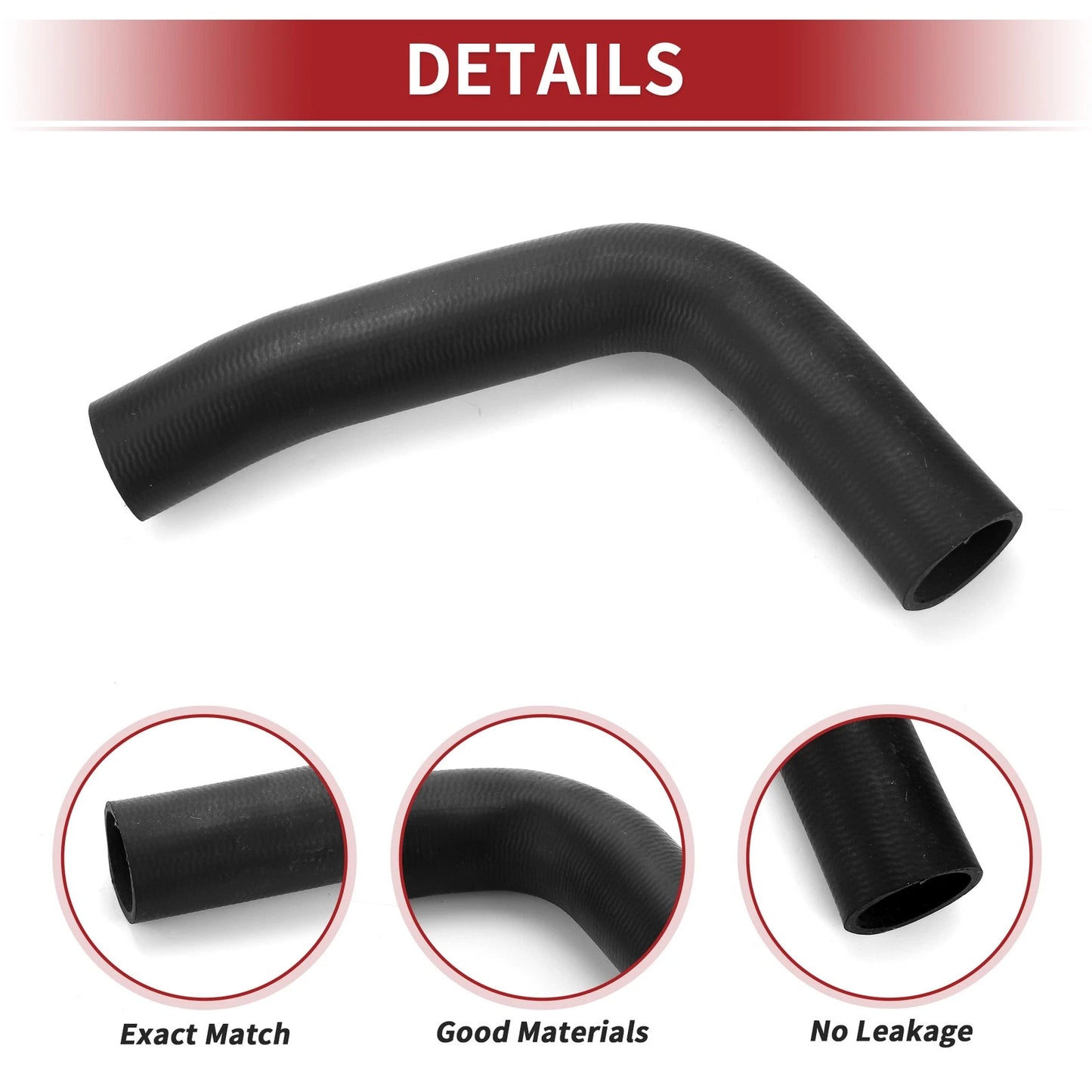 Radiator Hose for Toyota Land Cruiser V8 4.7L (1998–2007) No. 16571-50150 Rubber