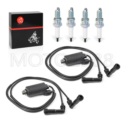 Ignition Coil & Spark Plug Kit for Honda Nighthawk 650 (1982–1985)