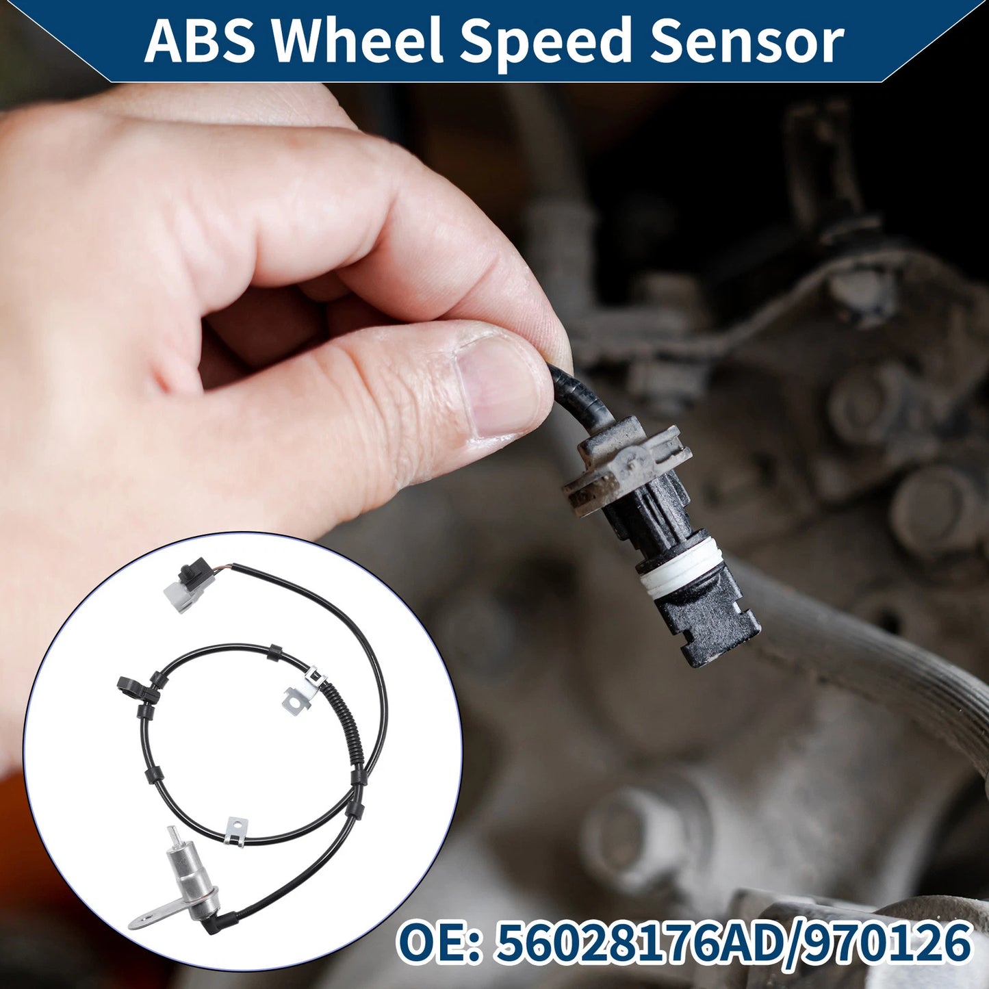 ABS Wheel Speed Sensor for Dodge Ram 1500 (No. 56028176AD/970126)