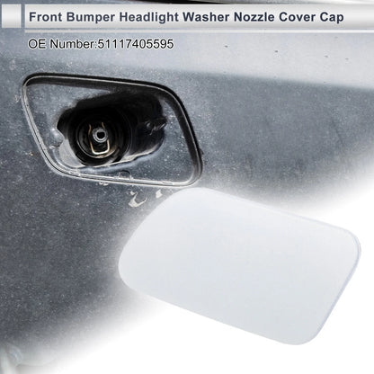 Front Left Side Bumper Headlight Washer Nozzle Cover Cap for BMW 740i