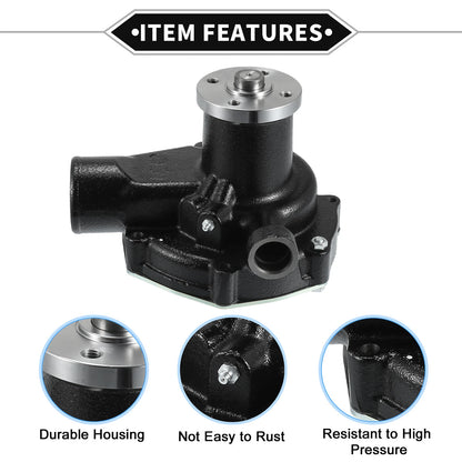 Water Pump for Mitsubishi 6D16 6D16T (Kobelco SK330-6) with Rubber Ring Kit