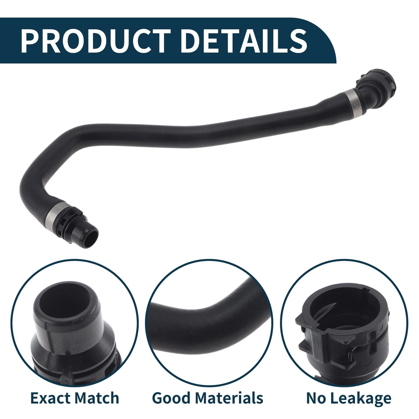 Radiator Hose No. 17128602615 for BMW 530i G30 (2017–2020)