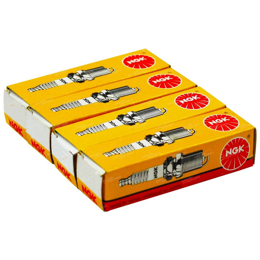 4x NGK Spark Plugs 4cyl for Ford Econovan SGMB 1.6-2.0L (1979-1990)