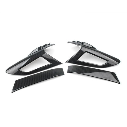 Set of 4 Carbon Fiber Rear Tail Light Cover Trim for Toyota C-HR (2016–2018)