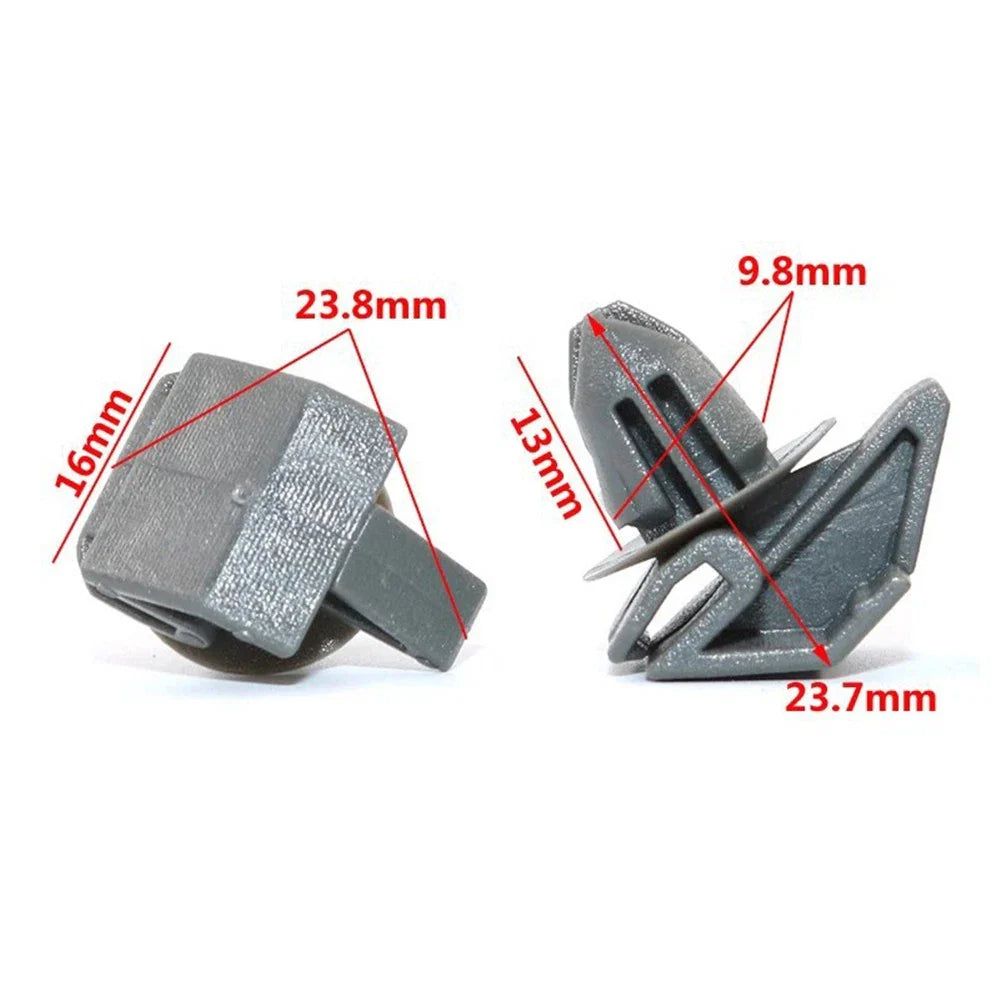 10 x Car Side Skirt Moulding Retainer Clips for Ford Focus, Lincoln (2000-2011)