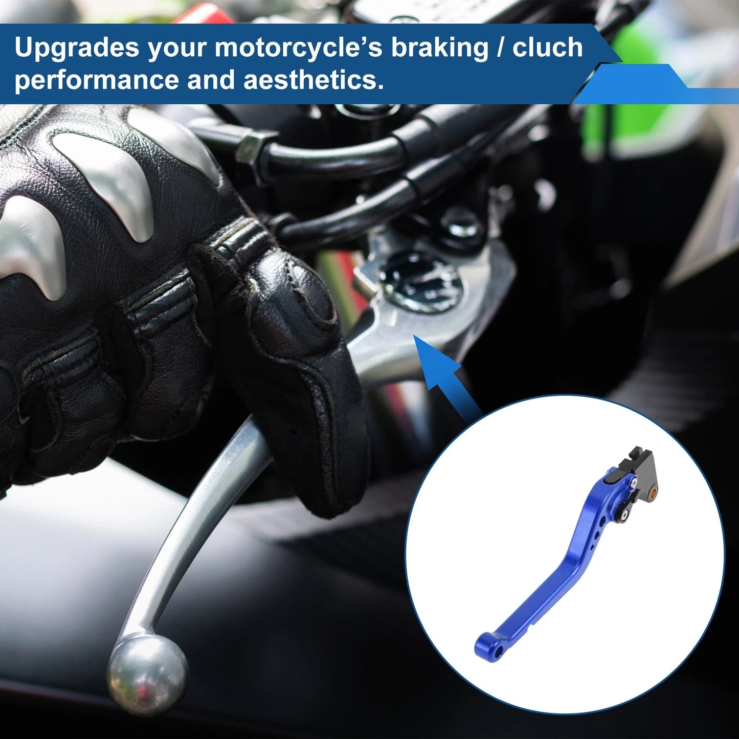 Short Brake Clutch Levers for Honda CBR1000RR/FIREBLADE/SP (2008–2019) Blue