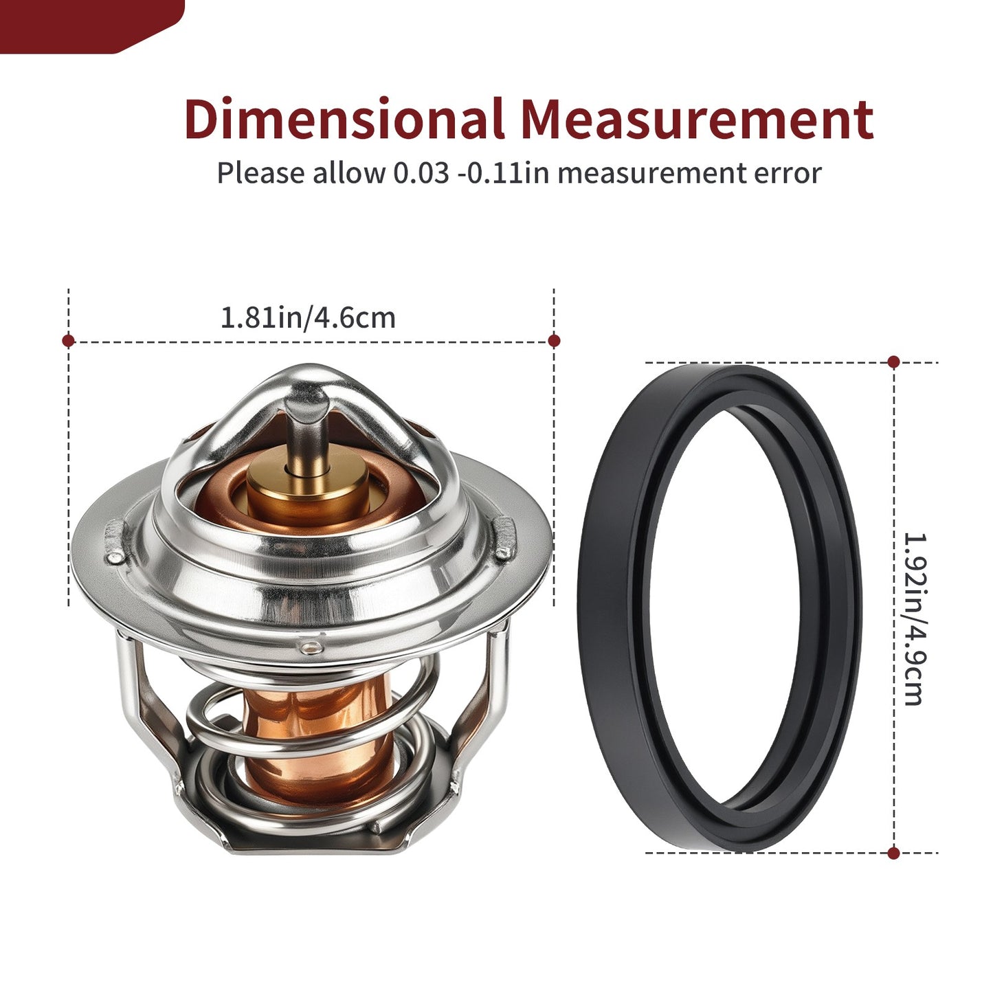 Thermostat with O-Ring for Polaris Ranger Crew 800 4X4 (2011–2014)