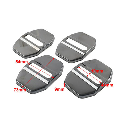 Blk Door Lock Protective Cover for BMW F40 F45 G20, Benz C Class, Maserati
