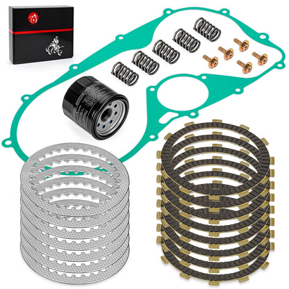 Clutch Friction Steel Plates & Gasket for Kawasaki Vulcan VN800 VN900 (1996–2010)