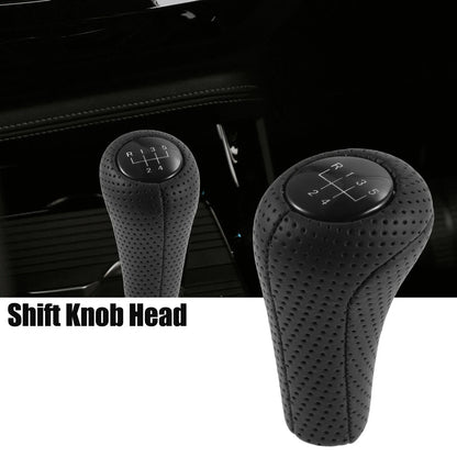 5 Speed Manual Gear Shift Knob for BMW Faux Leather Black