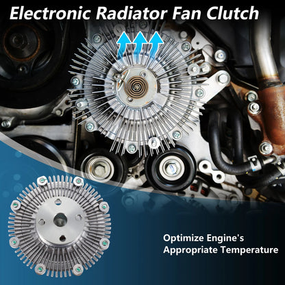 Engine Cooling Fan Clutch for Dodge Ram 50 L4 2.0L (1983–1989) No.19189657