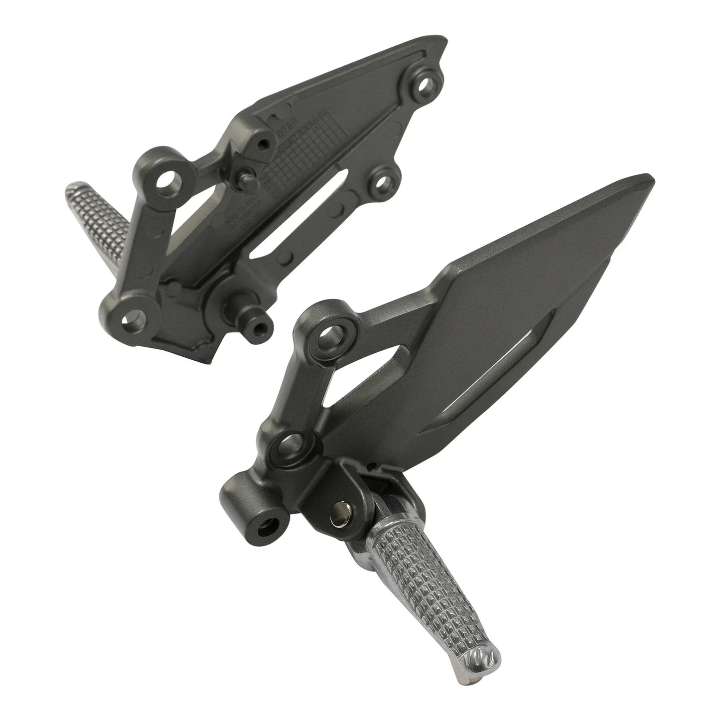 Driver & Passenger Footpegs Footrests Bracket for Kawasaki Ninja 300 (2013-2017)