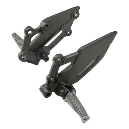 Driver & Passenger Footpegs Footrests Bracket for Kawasaki Ninja 300 (2013-2017)
