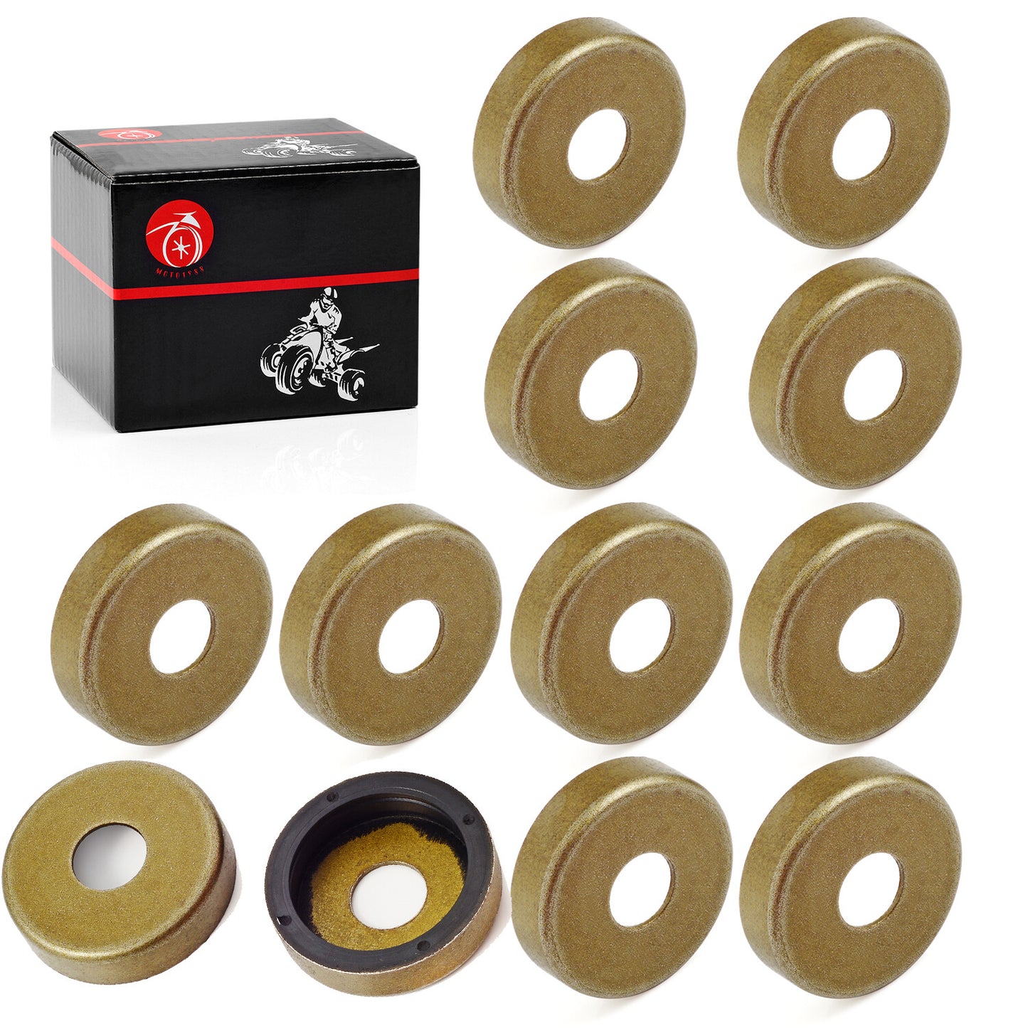 12pcs A Arm Dust Cover Seal Caps for Yamaha Banshee 350 (1987–2006)