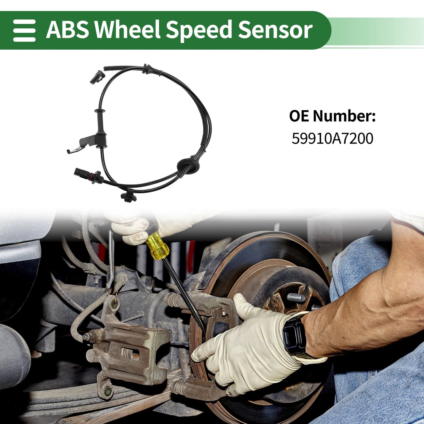 ABS Wheel Speed Sensor No. 59910A7200 for KIA Forte5 (2014–2018)