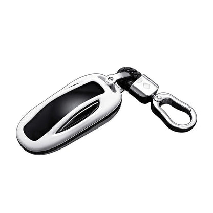 Carbon Fiber Key Fob Case Cover for Tesla Model X (2016-2023)