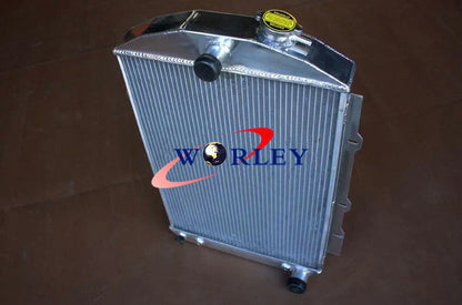 Full Aluminum Radiator + Fan for Chevy 350 V8 Hot/Street Rod (1938)