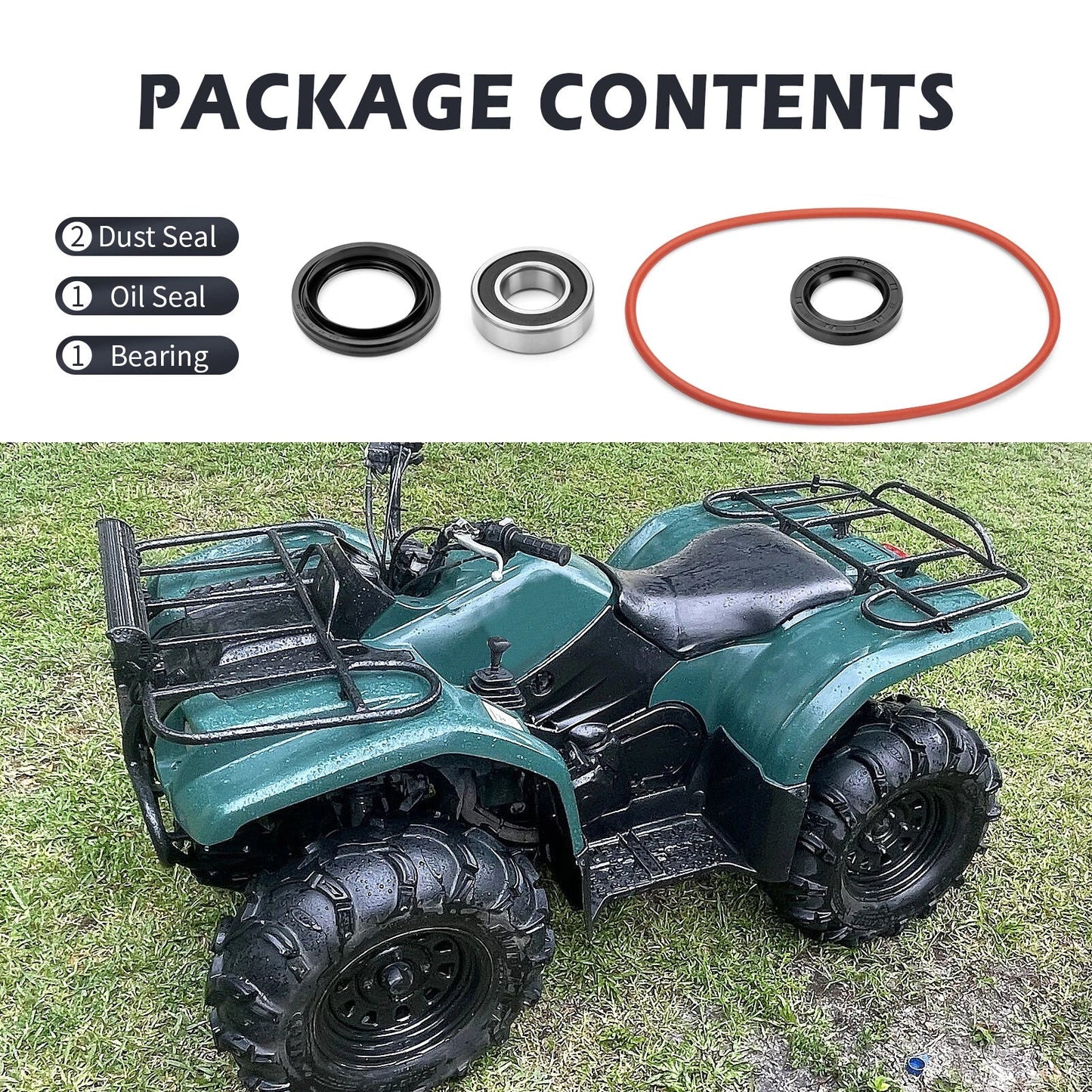 Rear Bearings and Seals for Yamaha Big Bear