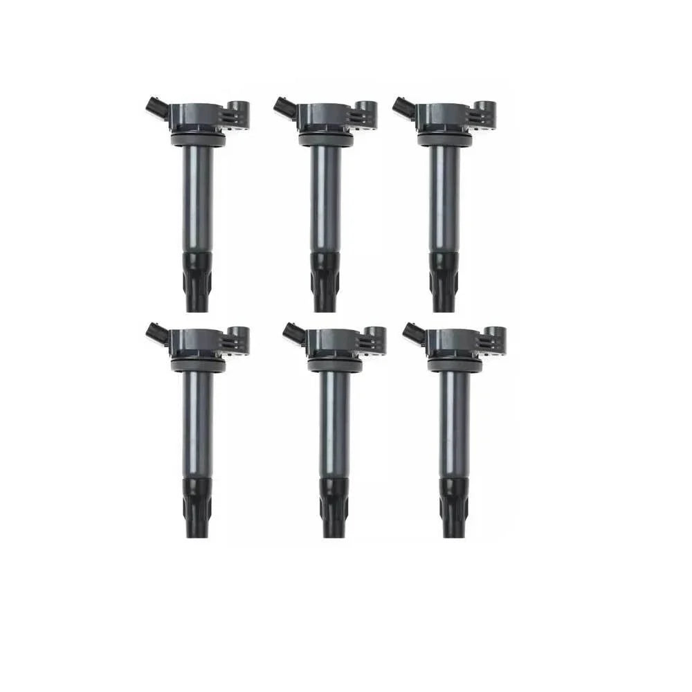 6 x Ignition Coils & Spark Plugs for Toyota Kluger, Lexus RX330, RX400H (2001-2007)