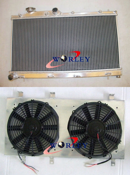 Aluminum Radiator with Shroud and Fan for Subaru Impreza WRX STI (2008–2013)