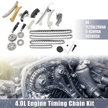 Timing Chain Kit for Ford Explorer, Mazda, Mercury 4.0L (1997–2010) 2L2Z6K297AA