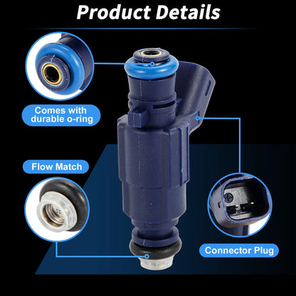 1Pc Fuel Injector No.0280156300/12609418 for Chevrolet Equinox (2008–2009)