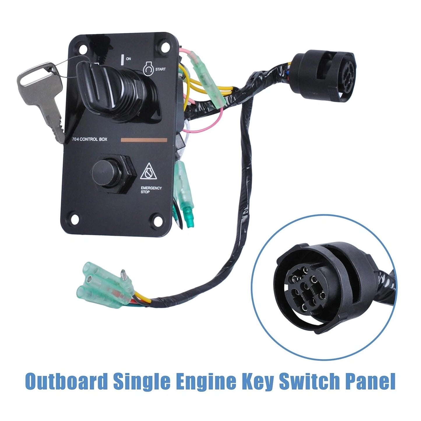 Key Switch Panel for Yamaha Outboard (Fit 704-82570-08-00)
