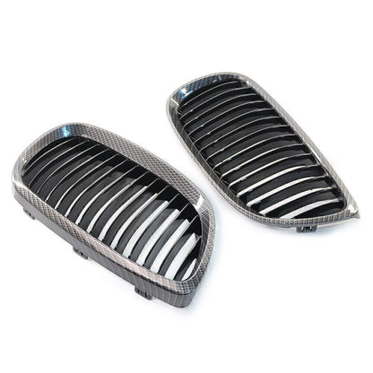 Carbon Fiber Look Front Kidney Grille for BMW E92 E93 (2006–2009)