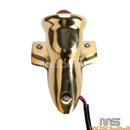 Brass LED Tail Light for Harley Cafe Racer Bobber Chopper