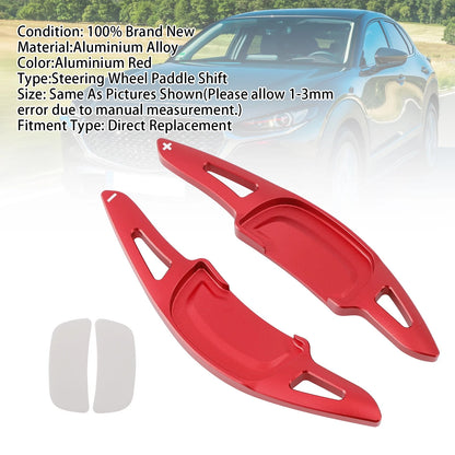 Aluminum Shift Paddles for Mazda 3 CX-30 (2020–2023) - Red
