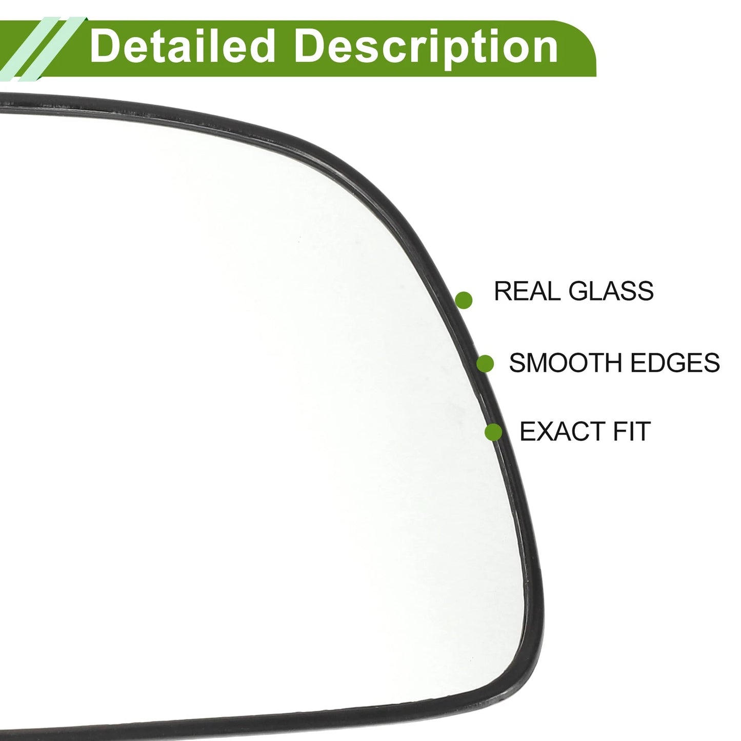 Right Mirror Glass Replacement for KIA Carens (2006–2012) No. 876211D900
