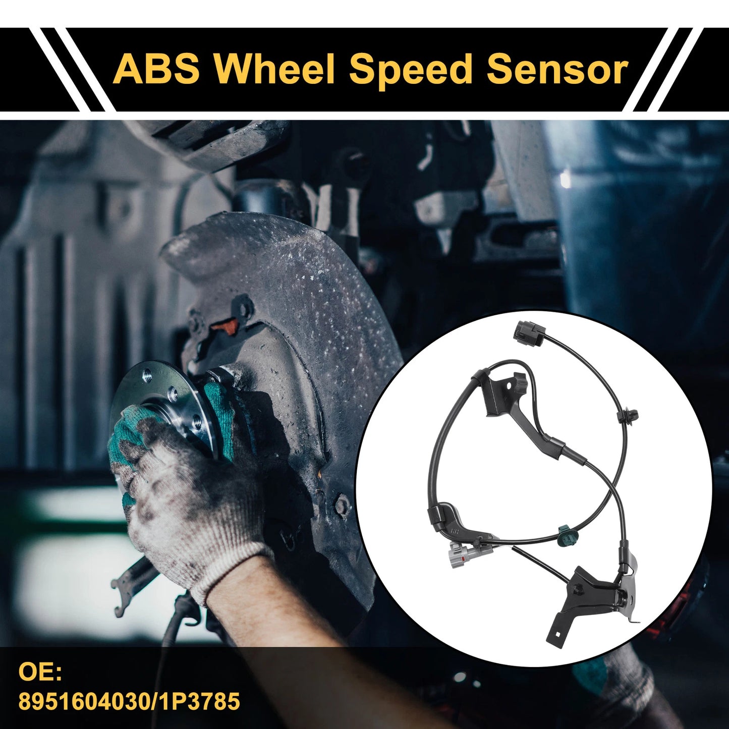 ABS Wheel Speed Sensor No. 8951604030/1P3785 for Toyota Tacoma (2005–2015) Front Right