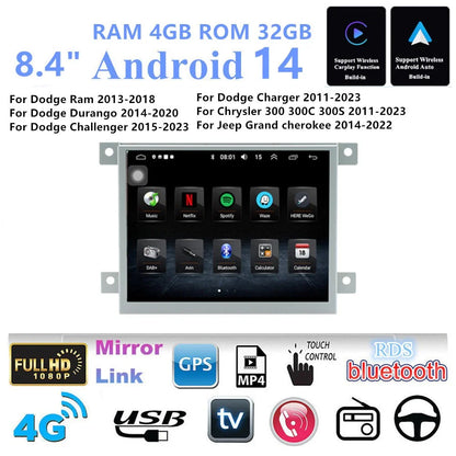 8.4'' Stereo Radio GPS for Dodge Challenger Charger 2011-2023 (2011-2023)