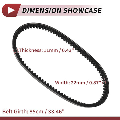 Drive Belt V-Belt No. 23100KM1671 for Honda CH250 Elite (1985–1990)