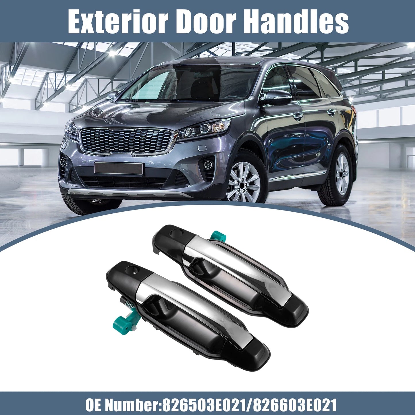 1 Pair Outside Door Handle for Kia Sorento (2003–2006)