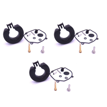 Set of 3 Carburetor Repair Kits for Yamaha Outboard 2T (75-90 HP)