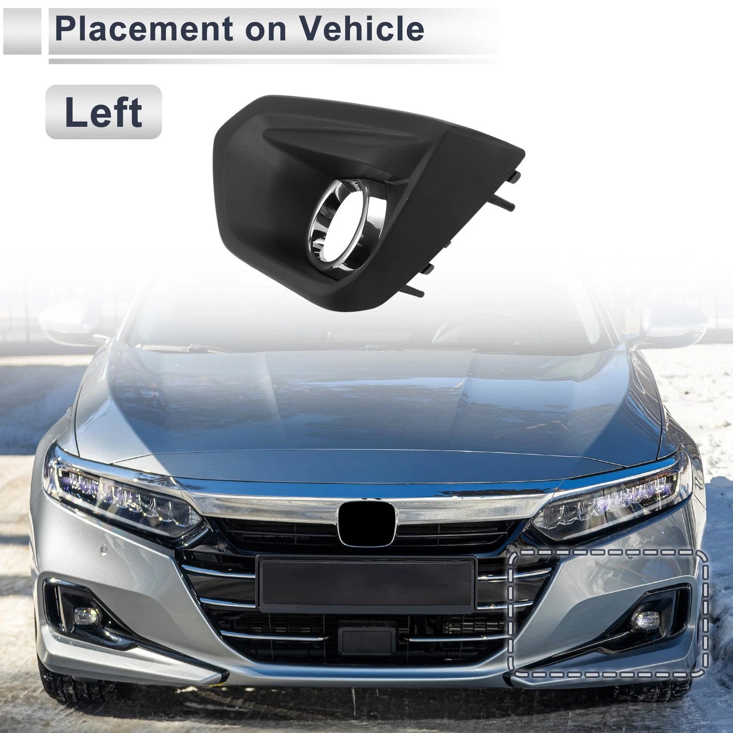 1 Pc Fog Light Grill for Subaru Impreza (2012–2014) No. 57731FJ030