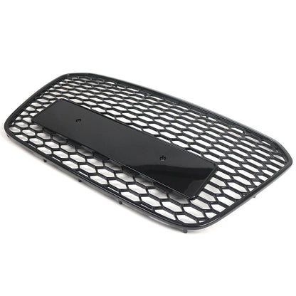 Front Bumper Mesh Grill for Audi A6 S6 C7 (2012-2015) Black