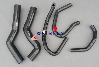 Red Silicone Radiator Heater Hose for Toyota Prado KZJ120 (2003–2007)