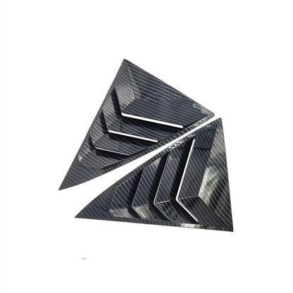 Carbon Fiber Rear Side Window Louver Trim Cover for Toyota Camry (2007-2011)