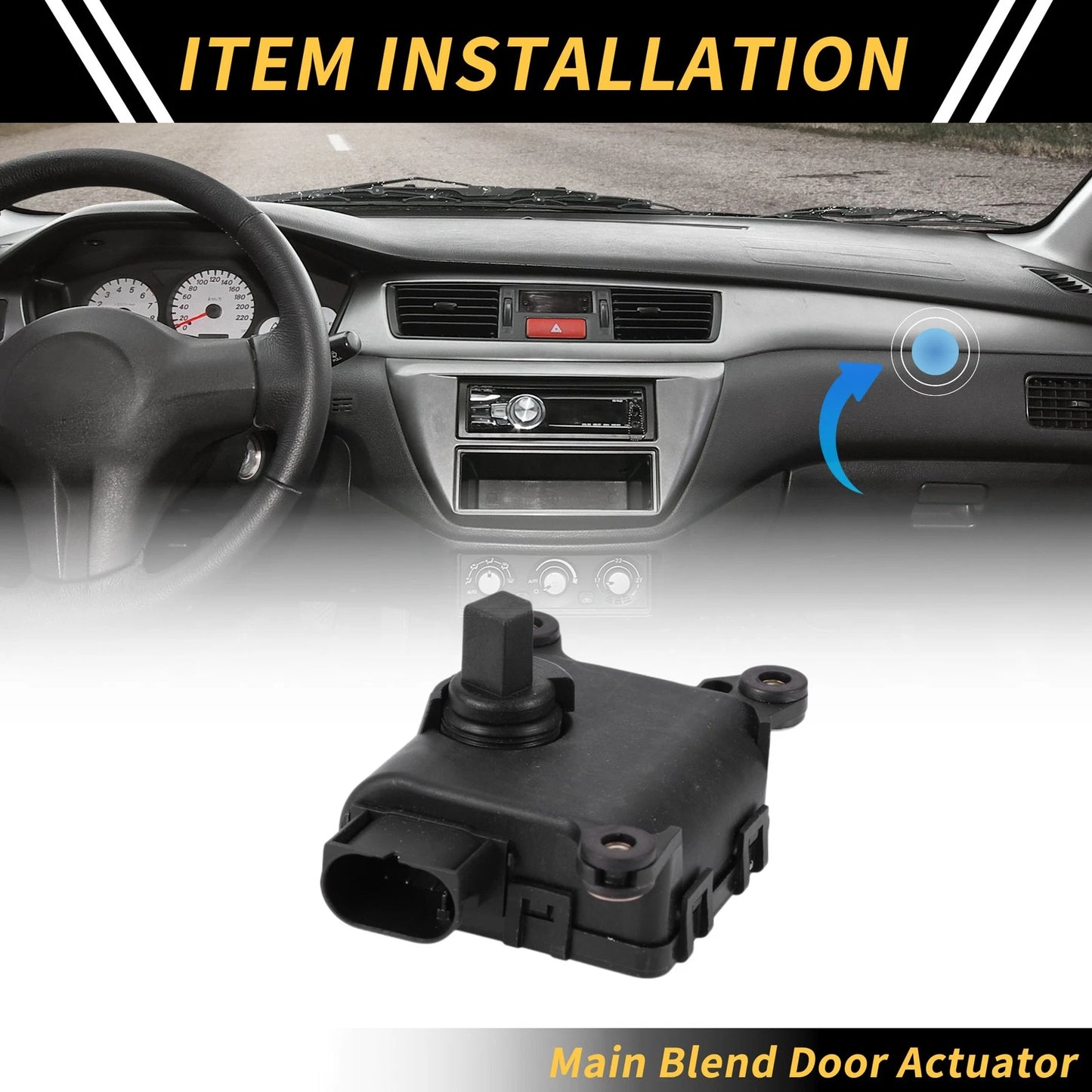 HVAC Heater Blend Door Actuator for Mercedes-Benz Truck (1996–2006) No. 0068201142