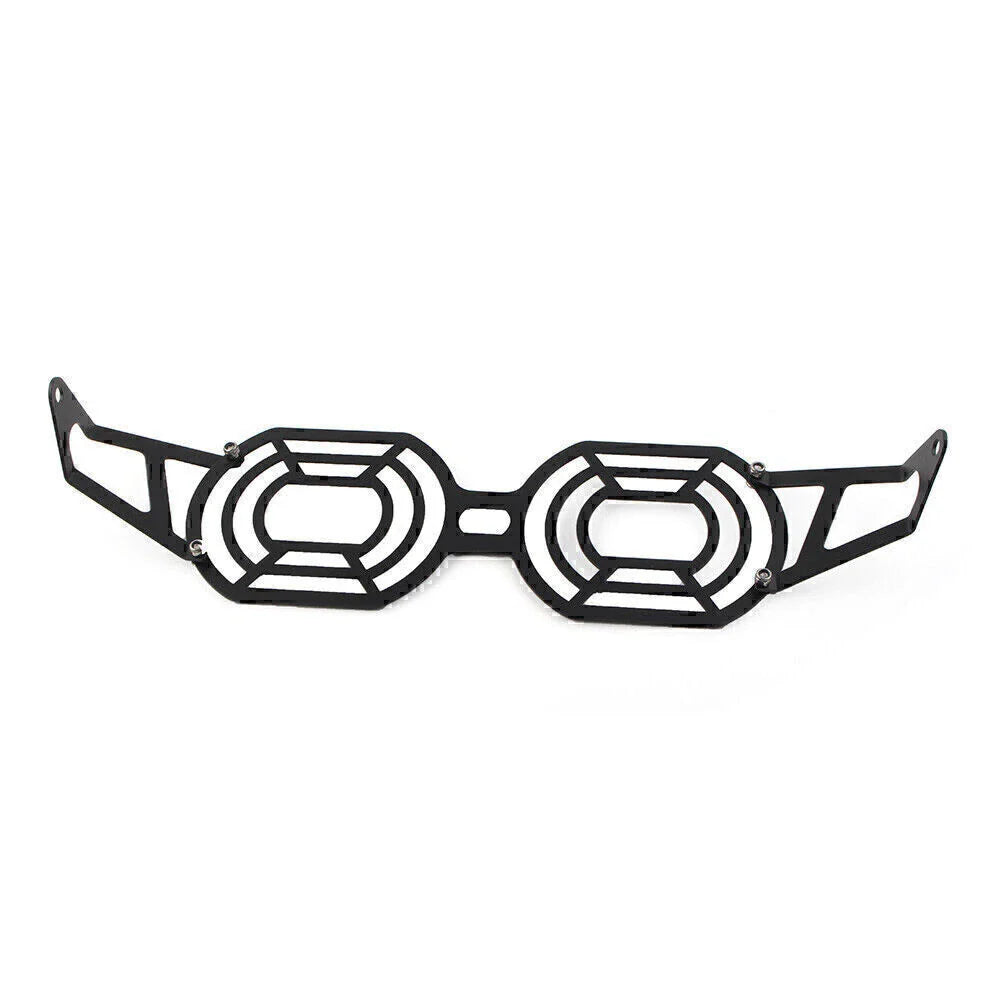 Black Iron Front Headlight Grille Guard for Moto Guzzi V85 TT (2018-2022)