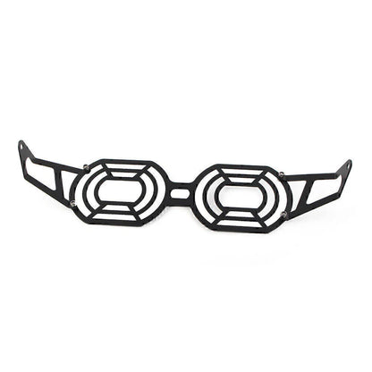 Black Iron Front Headlight Grille Guard for Moto Guzzi V85 TT (2018-2022)