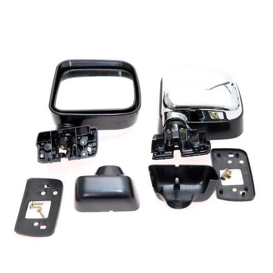 Chrome Door Mirrors for Toyota Hilux (1998–2005)